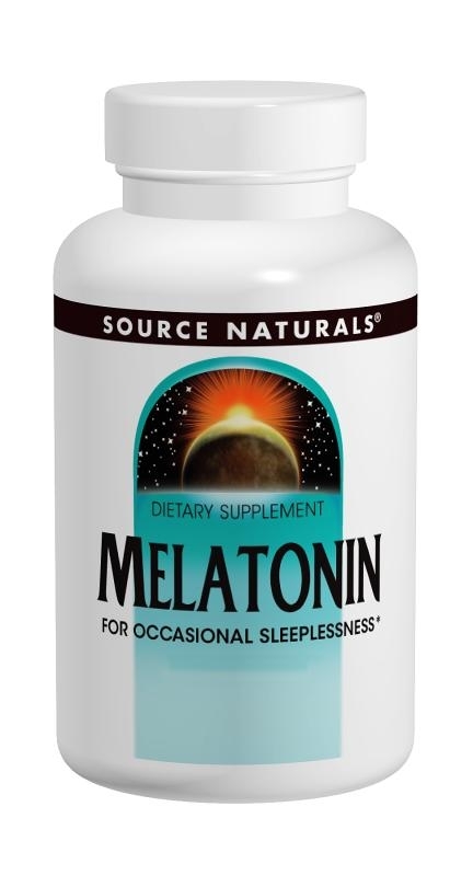 Melatonin; Source Naturals; 2.5 mg; 120 sublingual tablets