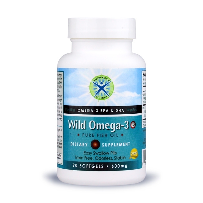 Omega-3 Wild Fish Oil ESP; Rejuvenation Science; 600 mg; 90 softgels