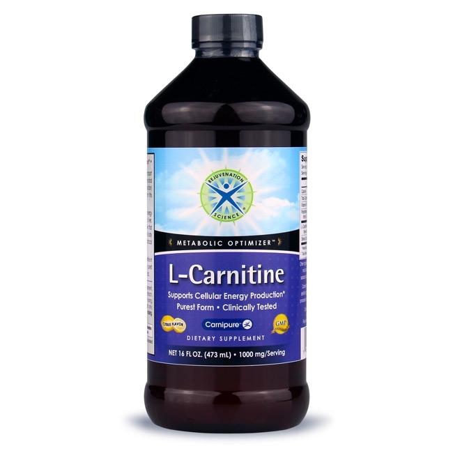 L-Carnitine Liquid; Rejuvenation Science; 1000 mg; 16 fl.oz.